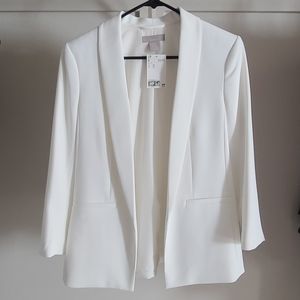 NWT H&M white blazer XS